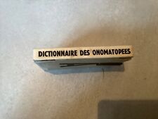 Dictionnaire onomatopées robe d'occasion  Eyguières