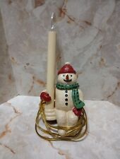 Snowman candle nightlight for sale  Russell