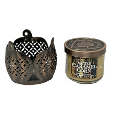 Mini suporte de manga Bath & Body Works milho caramelo salgado 1,3 oz bronze abóbora comprar usado  Enviando para Brazil