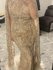 Abendkleid lang pailletten gebraucht kaufen  Neustadt am Rübenberge