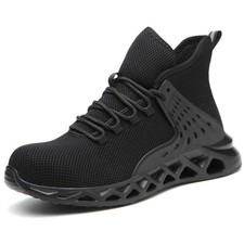 Sapatos de segurança biqueira de aço para homens mulheres tênis de trabalho leve botas industriais comprar usado  Enviando para Brazil