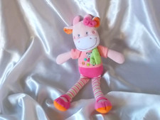 Doudou vache rose d'occasion  Romilly-sur-Seine