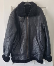 Vintage leather sheepskin for sale  LUTON