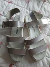 Silver sandals size for sale  LLANDUDNO JUNCTION