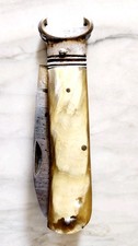 C0ltello manico corno usato  San Filippo del Mela