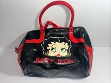 Bolsa/bolsa de viagem Betty Boop preta alças duplas viagem durante a noite transporte, usado comprar usado  Enviando para Brazil
