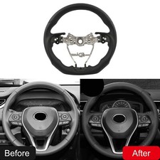 Usado, Volante de couro genuíno preto para Toyota Corolla/Corolla Cross 20-23 comprar usado  Enviando para Brazil