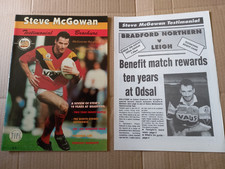 Steve mcgowan testimonia for sale  BINGLEY