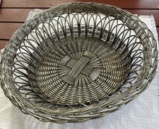Brotkorb metall silberfarben gebraucht kaufen  Taufkirchen