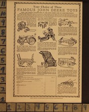 1930 JOHN DEERE TRATOR ARADO EQUIPAMENTO AGRÍCOLA COMBINAR JOGO FUNDIDO BRINQUEDO ARTE AD ZH87 comprar usado  Enviando para Brazil