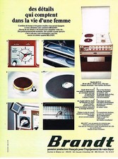 Publicite 1974 brandt d'occasion  Le Luc