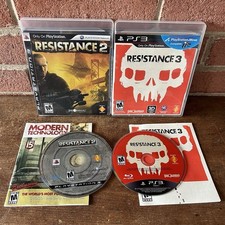 Resistance 2 e 3 Sony Playstation 3 PS3 totalmente testado completo com estojos e manuais comprar usado Resistance 2 e 3 Sony Playstation 3 PS3 totalmente testado completo com estojos e manuais comprar usado  Enviando para Brazil