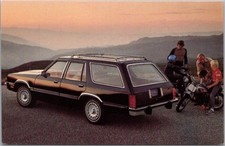 1976 Ford Fairmont Station Wagon cartão postal publicidade automática mini cena de bicicleta comprar usado  Enviando para Brazil