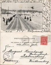 Postcard montreal toboggan gebraucht kaufen  Ortrand
