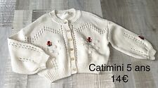 Catimini fille gilet d'occasion  Baziège
