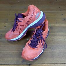 Tênis de corrida ASICS GEL-Nimbus 19 laranja roxo feminino T750N tamanho 6.5 comprar usado  Enviando para Brazil