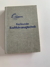 Fachkunde kraftfahrzeugtechnik gebraucht kaufen  Mosbach