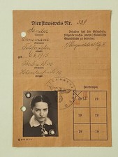 Alemanha da Segunda Guerra Mundial.  ID de serviço para operadora de telefone. 1938, usado comprar usado  Enviando para Brazil