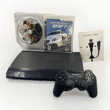 Sony PlayStation 3 250GB Super Slim Preto PS3 CECH-4001B *Pacote* comprar usado  Enviando para Brazil