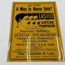 Vintage tin sign for sale  Liberty