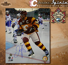 Jarome iginla signed for sale  Livonia