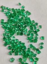 AAA Esmeralda Natural 2,5mm Forma Quadrada Tamanho Calibrado Pedra Preciosa Solta 20 Peças comprar usado  Enviando para Brazil