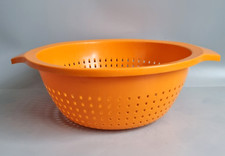 Vintage orange colander for sale  PLYMOUTH