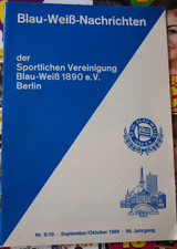 Fußball blau weiß gebraucht kaufen  Thale
