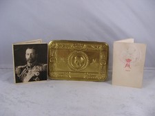 Brass christmas tin for sale  PRESTON