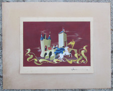 Usado, RAVEL JACQUES 1923 - 2008 DESSINATEUR PASSAGE DE NAPOLEON A LYON GOUACHE 32 X 25 comprar usado  Enviando para Brazil