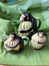 Vintage majolica monkey for sale  UXBRIDGE