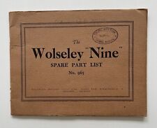 Wolseley nine original for sale  ALFRETON