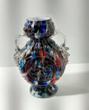 Vaso vintage Franz Welz boêmio/tcheco com caixa de vidro 5,25" de altura comprar usado  Enviando para Brazil
