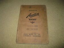 Austin eight handbook for sale  WOTTON-UNDER-EDGE