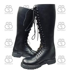 Bota SA oficial militar francês alemão Segunda Guerra Mundial com sola de borracha, bota longa militar, comprar usado  Enviando para Brazil