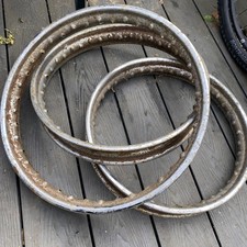 Dunlop motorcycle rims for sale  TELFORD