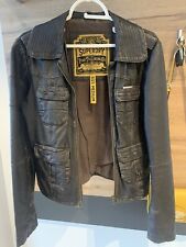 Superdry damen lederjacke gebraucht kaufen  Friedrichshafen