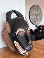 Antique baoulé helmet d'occasion  Expédié en Belgium