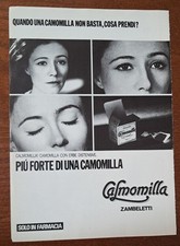 Pubblicità camomilla zambelet usato  Pontecagnano Faiano