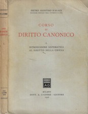 Corso diritto canonico usato  Italia