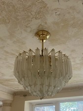 Candelabro italiano vintage – Anos 1960/70 – Cristal – Completo comprar usado  Enviando para Brazil