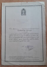 Raro diploma distintivo usato  Catanzaro