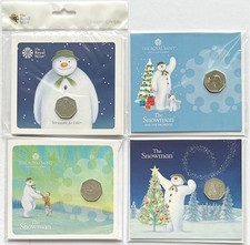 Snowman brilliant uncirculated for sale  UK