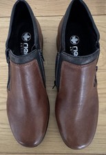 Rieker leather zip for sale  NEWTON-LE-WILLOWS