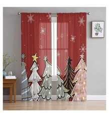 Christmas curtains semi for sale  Cleveland