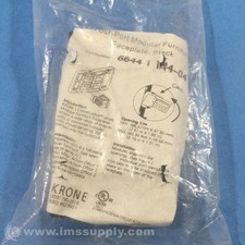 Placa frontal para muebles Krones 6644-1-144-04, 4 puertos, con etiquetas y FNFP segunda mano  Embacar hacia Mexico