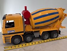 Misturador de cimento 22" Large Brother 4143 brinquedo de construção de caminhão amarelo azul, usado comprar usado  Enviando para Brazil