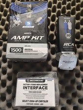 Kit de instalação amplificador de veículo Metra WM-AK4 1500W 16' cabo RCA estéreo WMRCA-20 comprar usado  Enviando para Brazil