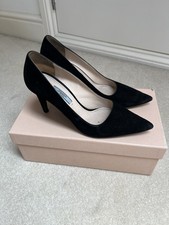 Prada black court for sale  LOUGHTON