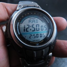 SGW-200B Casio World Time Protrek Potrójny czujnik LCD Kwarcowy zegarek męski na sprzedaż  Wysyłka do Poland